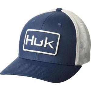 imageHUK Logo Stretchback Trucker AntiGlare Fishing Hat for MenSargasso Sea