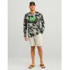 imageHUK Mens Kc Scott Patterned Pursuit Hoodie Hooded Fishing ShirtApex Vert  Black