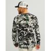 imageHUK Mens Kc Scott Patterned Pursuit Hoodie Hooded Fishing ShirtApex Vert  Black