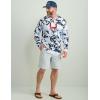 imageHUK Mens Kc Scott Patterned Pursuit Hoodie Hooded Fishing ShirtApex Vert  Naval Academy