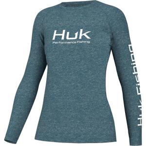 imageHUK Pursuit Heather Crew Sleeve Performance Shirt for WomenTapestry Heather