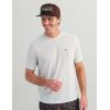 imageHUK Mens Drift Short Sleeve Lightweight Jersey Crew Performance Fishing Shirt with UPF Sun ProtectionHarbor Mist Heather