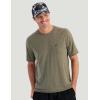 imageHUK Mens Drift Short Sleeve Lightweight Jersey Crew Performance Fishing Shirt with UPF Sun ProtectionHeather Moss