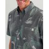 imageHUK Mens Kona Pattern Short Sleeve Fishing Button Down ShirtVolcanic Ash 2
