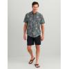 imageHUK Mens Kona Pattern Short Sleeve Fishing Button Down ShirtVolcanic Ash 2