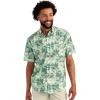 imageHUK Mens Kona Pattern Short Sleeve Fishing Button Down ShirtSeafoam Mist
