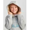 imageHUK Kids Coldfront Graphic Performance Fishing HoodieHarbor Mist Heather