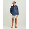 imageHUK Kids Coldfront Graphic Performance Fishing HoodieNaval Academy Heather