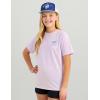 imageHUK Unisex Short Sleeve Performance Tee Kids Fishing TShirtLab Patch  Orchid Bloom