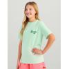 imageHUK Unisex Short Sleeve Performance Tee Kids Fishing TShirtSunset Sunrise  Seafoam Mist