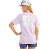 imageHUK Boys Short Sleeve Performance Tee Kids Fishing TShirtSunset Sunrise  Orchid Bloom