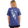 imageHUK Unisex Short Sleeve Performance Tee Fishing TShirt for KidsOutta World  Skipper Blue