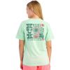 imageHUK Unisex Short Sleeve Performance Tee Kids Fishing TShirtSunset Sunrise  Seafoam Mist