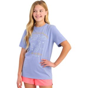 imageHUK Unisex Short Sleeve Performance Tee Kids Fishing TShirtSeahorse  Lightning Sky