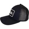 imageHUK Mens Performance Stretch AntiGlare Fitted Mesh HatHukd Up  Black
