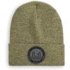 imageHUK Mens Embossed Beanie Soft Warm and Comfortable Knit Fishing Hat for Cold WeatherHeather Moss