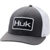 imageHUK Mens Performance Stretch AntiGlare Fitted Mesh HatHukd Up  Volcanic Ash