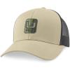 imageHUK Trucker AntiGlare Snapback Fishing Hat for MenStacked U  Overland Trek