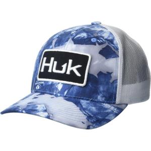 imageHUK Mens Hukd Up Angler AntiGlare Fishing HatMossy Oak Fracture  Barracuda