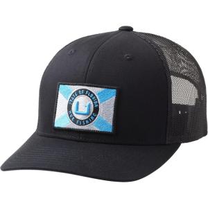 imageHUK Mens Mesh Trucker Snapback AntiGlare Fishing HatState of Florida  Black