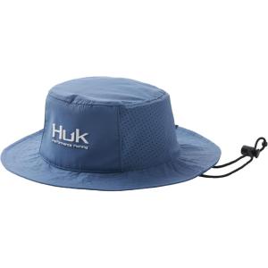 imageHUK Mens Performace Bucket Fishing Hat UPF 30 Sun ProtectionTitanium Blue
