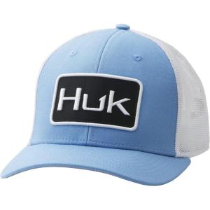 imageHUK Mens Performance Stretch AntiGlare Fitted Mesh HatHukd Up  Dusk Blue