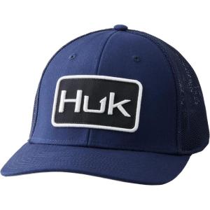 imageHUK Mens Performance Stretch AntiGlare Fitted Mesh HatHukd Up  Navy