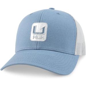 imageHUK Trucker AntiGlare Snapback Fishing Hat for MenQuiet Harbor