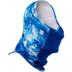imageHUK mens Neck Gaiter  Face Protection With Upf 30 Sun ProtectionMossy Oak Blue Shark
