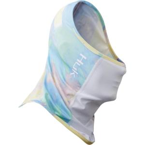 imageHUK mens Neck Gaiter  Face Protection With Upf 30 Sun ProtectionTie Dye  Electric Green