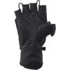 imageHUK UnisexAdult Windproof Softshell Flip Mitt  Pull Back Fishing GlovesBlack