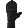 imageHUK UnisexAdult Windproof Softshell Flip Mitt  Pull Back Fishing GlovesBlack