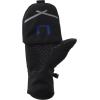 imageHUK UnisexAdult Windproof Softshell Flip Mitt  Pull Back Fishing GlovesBlack