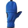 imageHUK UnisexAdult Windproof Softshell Flip Mitt  Pull Back Fishing GlovesHuk Blue