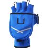 imageHUK UnisexAdult Windproof Softshell Flip Mitt  Pull Back Fishing GlovesHuk Blue