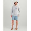 imageHUK Hoodie Tee for Men Lightweight Performance Fishing Hooded Shirt with UPF Sun ProtectionBass  Harbor Mist