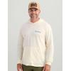imageHUK Hoodie Tee for Men Lightweight Performance Fishing Hooded Shirt with UPF Sun ProtectionTrout Wrangle  Egret