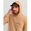 imageHUK Hoodie Tee for Men Lightweight Performance Fishing Hooded Shirt with UPF Sun ProtectionTrout Wrangle  Marl