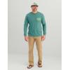 imageHUK Mens Tee Comfortable Performance Fishing Long Sleeve TShirt with Chest PocketSaltwater Fish  North Atlantic