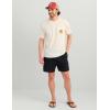 imageHUK Mens Tee Comfortable Performance Fishing Short Sleeve TShirt with Chest PocketLab Patch  Egret