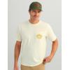 imageHUK Mens Tee Comfortable Performance Fishing Short Sleeve TShirt with Chest PocketPermit Sun  Egret