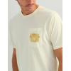 imageHUK Mens Tee Comfortable Performance Fishing Short Sleeve TShirt with Chest PocketPermit Sun  Egret