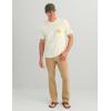 imageHUK Mens Tee Comfortable Performance Fishing Short Sleeve TShirt with Chest PocketPermit Sun  Egret