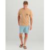 imageHUK Mens Tee Comfortable Performance Fishing Short Sleeve TShirt with Chest PocketPermit Sun  Marl