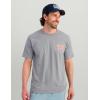 imageHUK Short Sleeve Performance Tee Fishing TShirt for MenSaltwater Fish  Night Owl