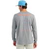 imageHUK Mens Tee Comfortable Performance Fishing Long Sleeve TShirt with Chest PocketSaltwater Fish  Night Owl