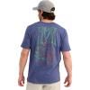 imageHUK Short Sleeve Performance Tee Fishing TShirt for MenNight Sword  North Atlantic