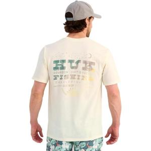 imageHUK Mens Tee Comfortable Performance Fishing Short Sleeve TShirt with Chest PocketWestern Wild  Egret