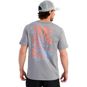 imageHUK Short Sleeve Performance Tee Fishing TShirt for MenNight Sword  Night Owl