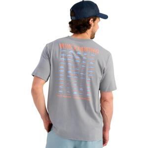 imageHUK Short Sleeve Performance Tee Fishing TShirt for MenSaltwater Fish  Night Owl